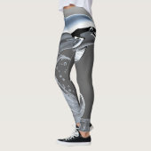 Vrouwen leggings zwaaien en dolfijn (Links)