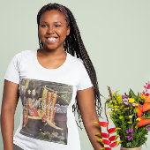 Vrouwen Lei Flower Graphic Tshirt