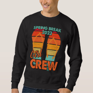 Vrouwen Lente Break 2023 Groep Strand Vintage Cool Trui
