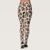 Vrouwen Leopard Print Mode Leggings (Achterkant)