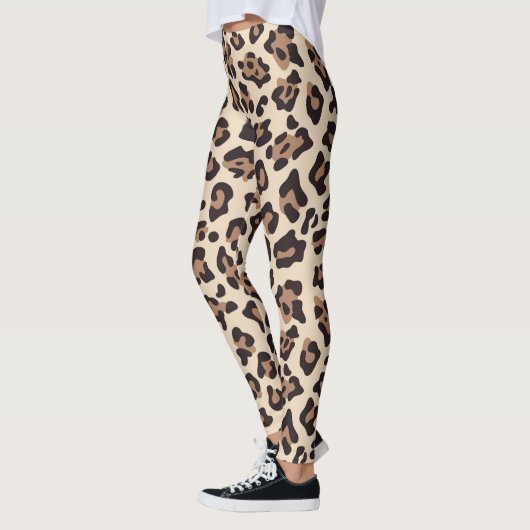 Vrouwen Leopard Print Mode Leggings (Links)