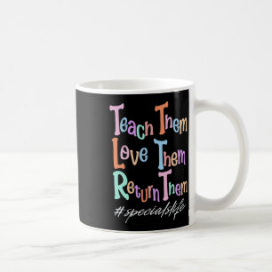 Vrouwen leren ze liefhebben ze retourneren ze spec koffiemok