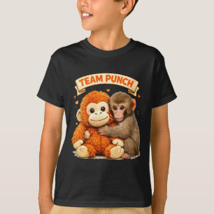 Vrouwen leuk aapje stomp panchi kun japan baby t-shirt