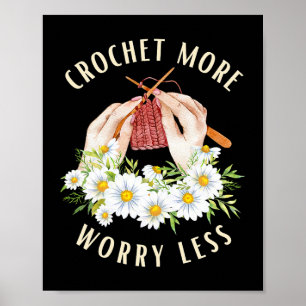 Vrouwen Leuke Gehaakte Lover Gehaakte Meer Garen H Poster