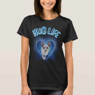 Vrouwen Leuke knuffel leven kat T-shirt
