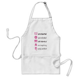 VROUWEN leuke tekst positieve instelling Standaard Schort