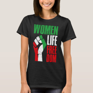 Vrouwen leven Iraanse vrouwen in vrijheid T-shirt