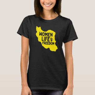 Vrouwen leven vrijheid in Perzisch Zan Zendegi Aza T-shirt