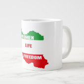 Vrouwen leven vrijheid steun Vrouwen in Iran Grote Koffiekop (Voorkant rechts)