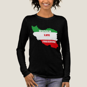 Vrouwen leven vrijheid steun Vrouwen in Iran Tri-Blend Shirt