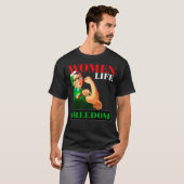 Vrouwen Leven Vrijheid T-shirt (Voorkant volledig)