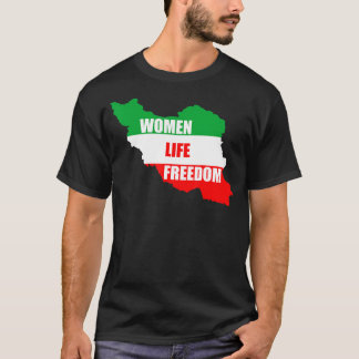 Vrouwen Leven Vrijheid Vrij Iran Wij Staan Met De  T-shirt