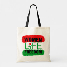 VROUWEN LEVENSVRIJHEID. Show uw steun! Tote Bag