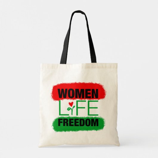 VROUWEN LEVENSVRIJHEID. Show uw steun! Tote Bag (Achterkant)
