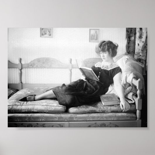 Vrouwen lezen een boek,  poster (Voorkant)