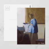 Vrouwen lezen een brief briefkaart (Voorkant / Achterkant)