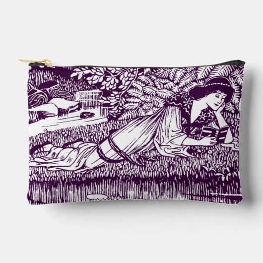 Vrouwen Lezen in een vijver Etui (Voorkant)