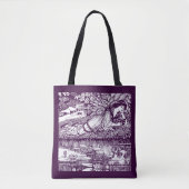 Vrouwen Lezen in een vijver Tote Bag (Voorkant)