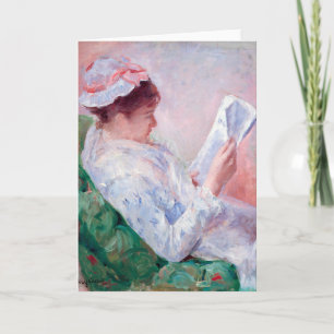Vrouwen lezen, Mary Cassatt Kaart
