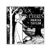 Vrouwen Lezen onder een boom Zelfinktende Stempel (Design)