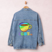 Vrouwen LGBTEA Verrassing voor LGBTQ Lesbische Les Denim Jacket (Hangar)
