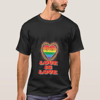 Vrouwen LGBTQ Liefde Is Liefde Gay Pride LGBT Ally T-shirt