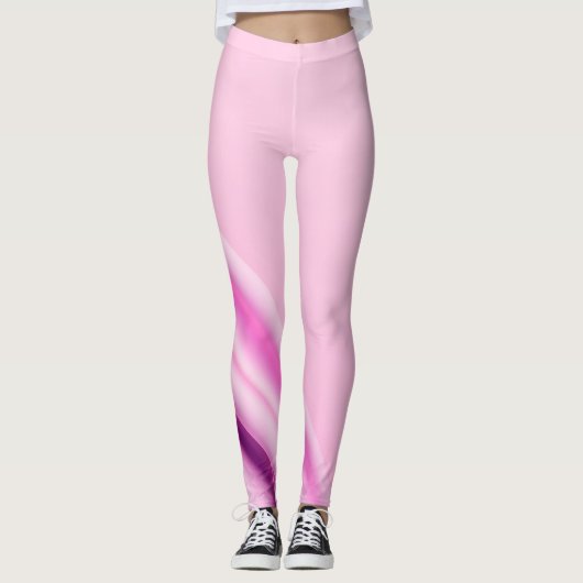 Vrouwen lichtroze leggings (Voorkant)