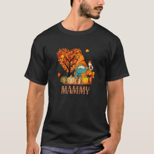 Vrouwen Liefde Herfst Gnomes Mammy Halloween Pumpk T-shirt