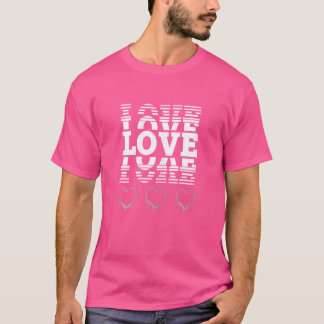 Vrouwen Liefde Quote Graphic Text T-shirt