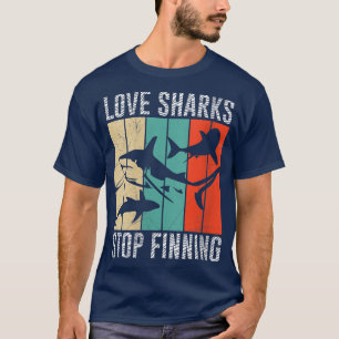 Vrouwen liefdeshaaien stoppen met het zoeken naar t-shirt