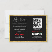 Vrouwen Lingerie Boutique Dank u kaart (Achterkant)