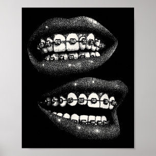Vrouwen Lippen Print Graphic Y2k 2000s  Summe