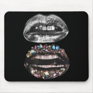 Vrouwen Lippen Print Graphic Y2k 2000s Summe Muismat