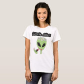 Vrouwen - Lipstick Alien T-shirt (Voorkant volledig)