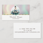 Vrouwen Lotus Kleurrijk Visitekaartje (Voorkant / Achterkant)