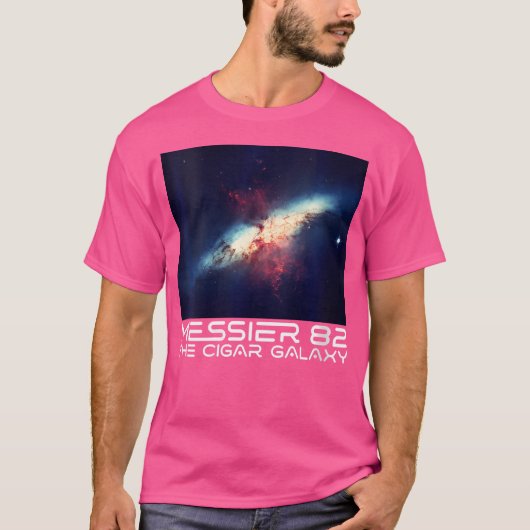 Vrouwen M82 Sigaar Galaxy Messier Object 82 Ruimte T-shirt (Voorkant)