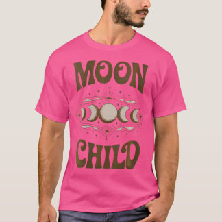 Vrouwen Maan Kind Maan Astronomie Sterren T-shirt
