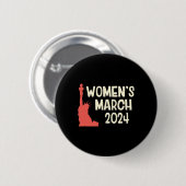 Vrouwen maart 2024 ronde button 5,7 cm (Voorkant /achterkant)