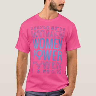 Vrouwen macht Vrouw meisjes feminisme Femi T-shirt