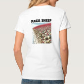 Vrouwen MAGA Schaap T-shirt (Achterkant)