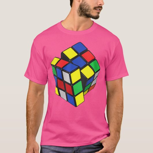 Vrouwen Magische Kubus. T-shirt (Voorkant)