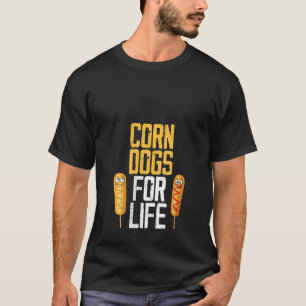 Vrouwen Maïs Hondenliefhebber Gebakken Voedsel Hot T-shirt