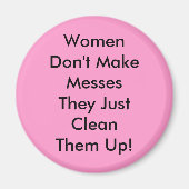 Vrouwen maken geen messes magneet (Voorkant)