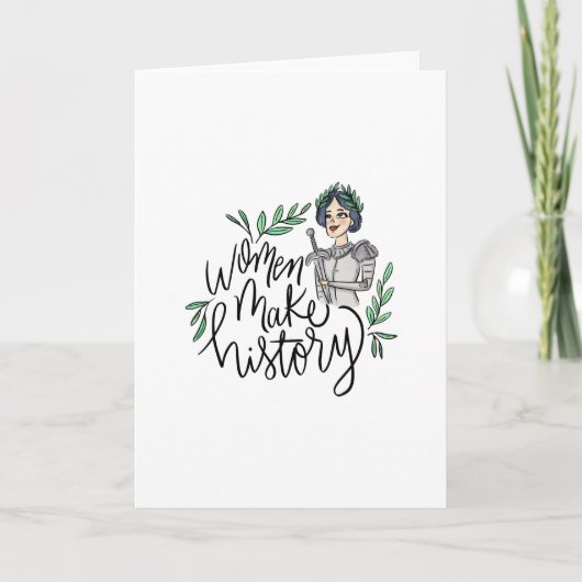 Vrouwen maken geschiedenis kaart (Voorkant)