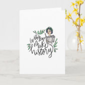 Vrouwen maken geschiedenis kaart (Gele Bloem)