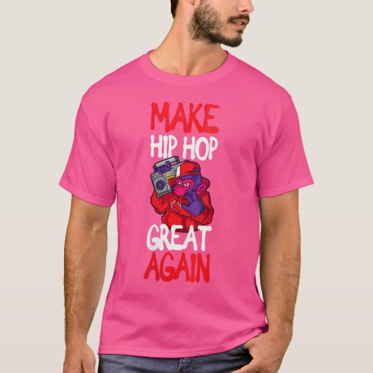 Vrouwen maken hiphop weer geweldig t-shirt (Voorkant)