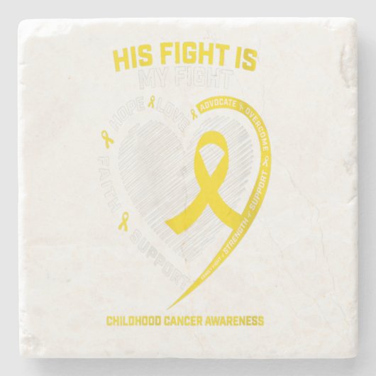 Vrouwen Mam Mannen Grootzoon Goud Kindercadeau Stenen Onderzetter (Voorkant)