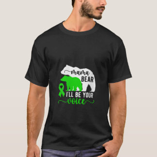 Vrouwen Mama Beer hersenverlamming Moeder van een  T-shirt