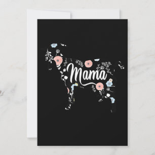 Vrouwen Mama Geit Bloemen Moeder Liefde Mor Oma Feestdagenkaart