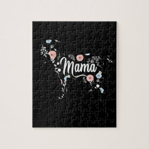 Vrouwen Mama Geit Bloemen Moeder Liefde Mor Oma Legpuzzel